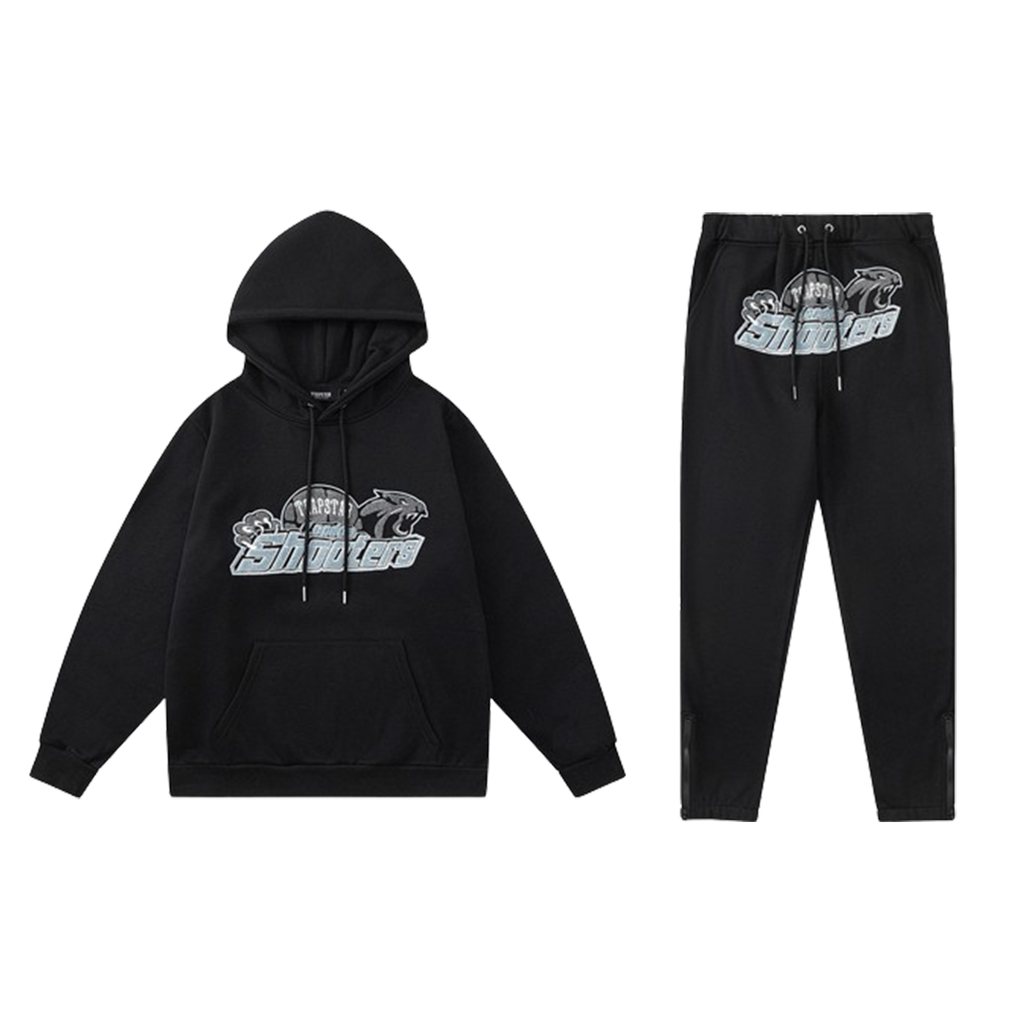 Black Trapstar Shooters Tracksuit image