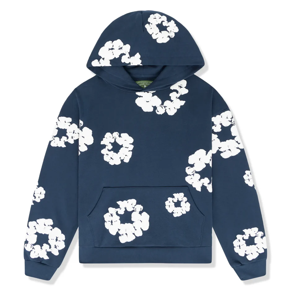 Denim Tears Hoodie - Navy Blue, S image