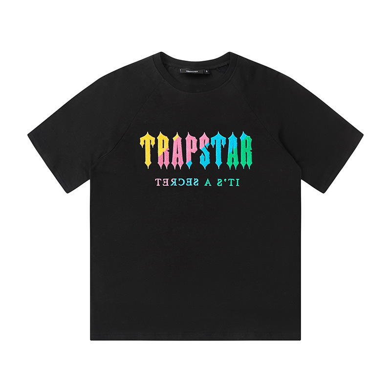 Black Trapstar Chenille Decoded T-shirt image