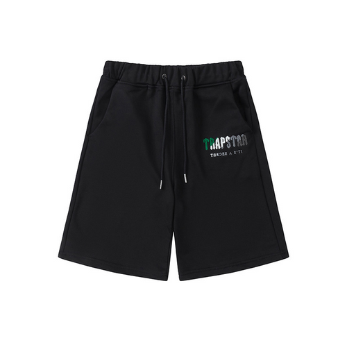 Black Trapstar Chenille Decoded Shorts image 0