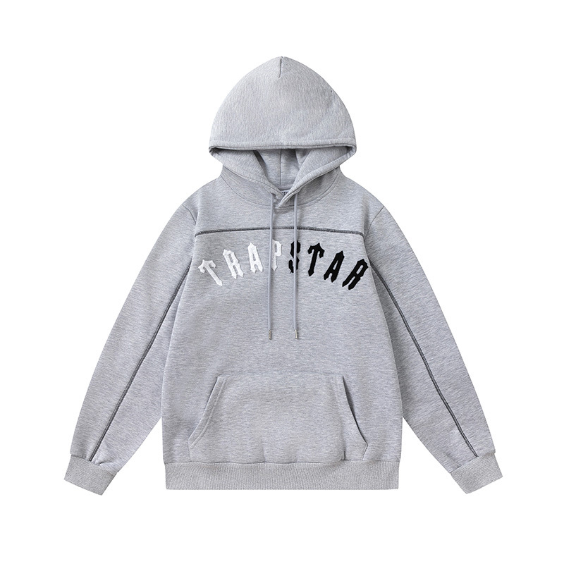 Grey Trapstar irongate arch hoodie image
