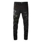 Amiri Snake Jeans - Black, 36 image