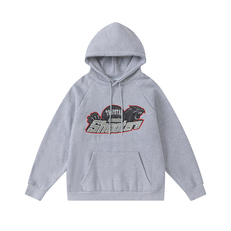 Grey Trapstar Shooters Hoodie image