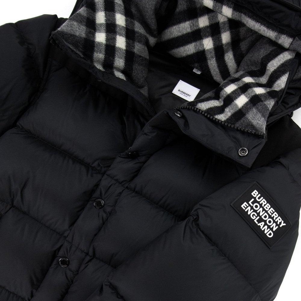 Burberry detachable sleeve hooded puffer jacket image 4