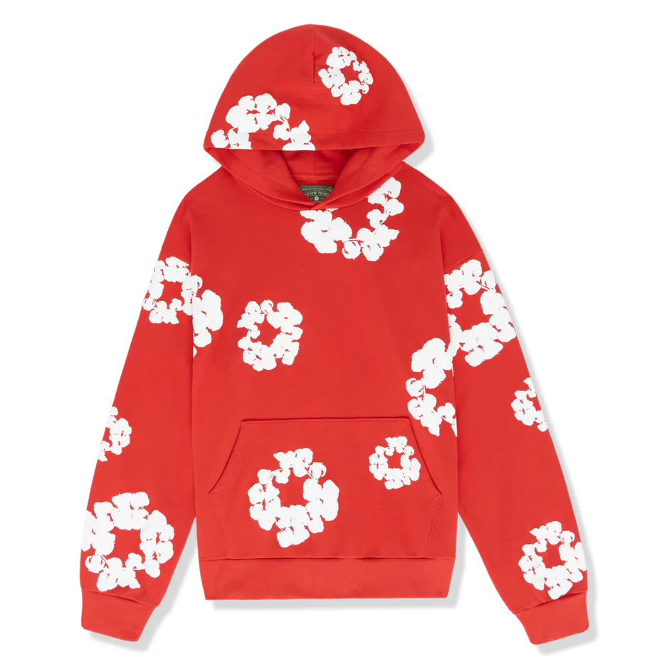 Denim Tears Hoodie - Red, XL image