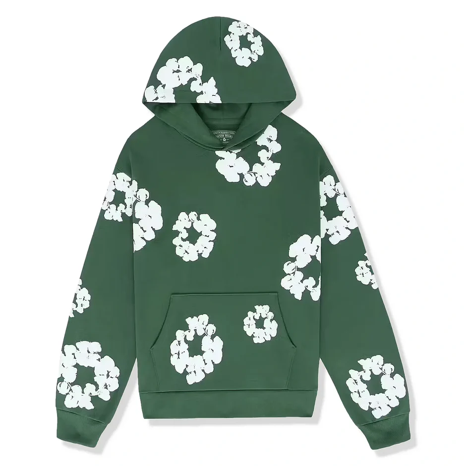 Denim Tears Hoodie - Green, XL image