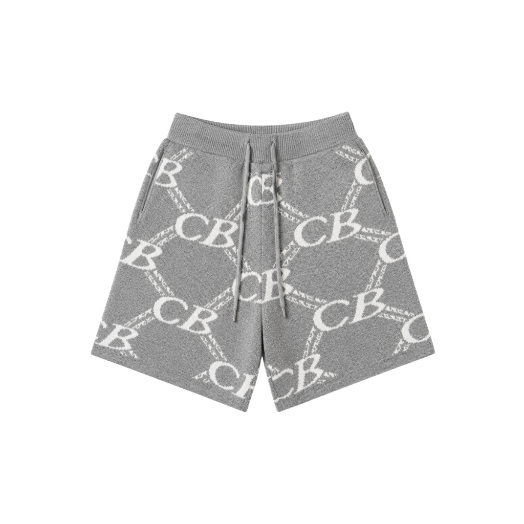Cole Buxton Monogram Knitted Shorts
