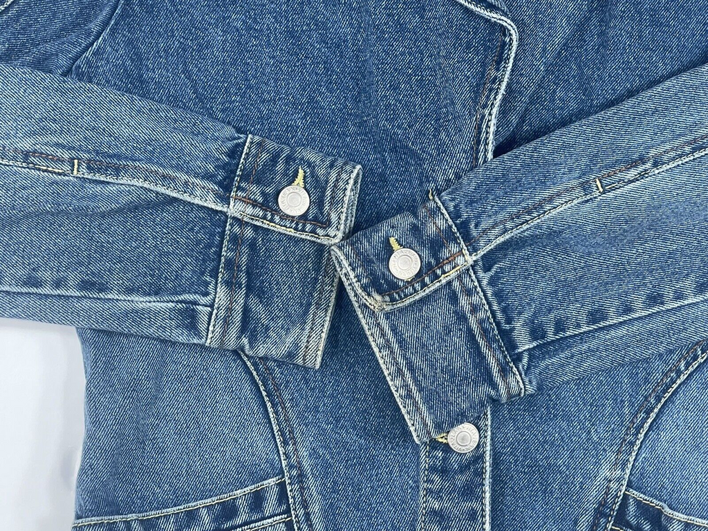 Corteiz C-star denim Trucker jacket image 4