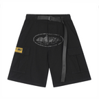Corteiz Alcatraz Cargo Short - Dark Black, L image