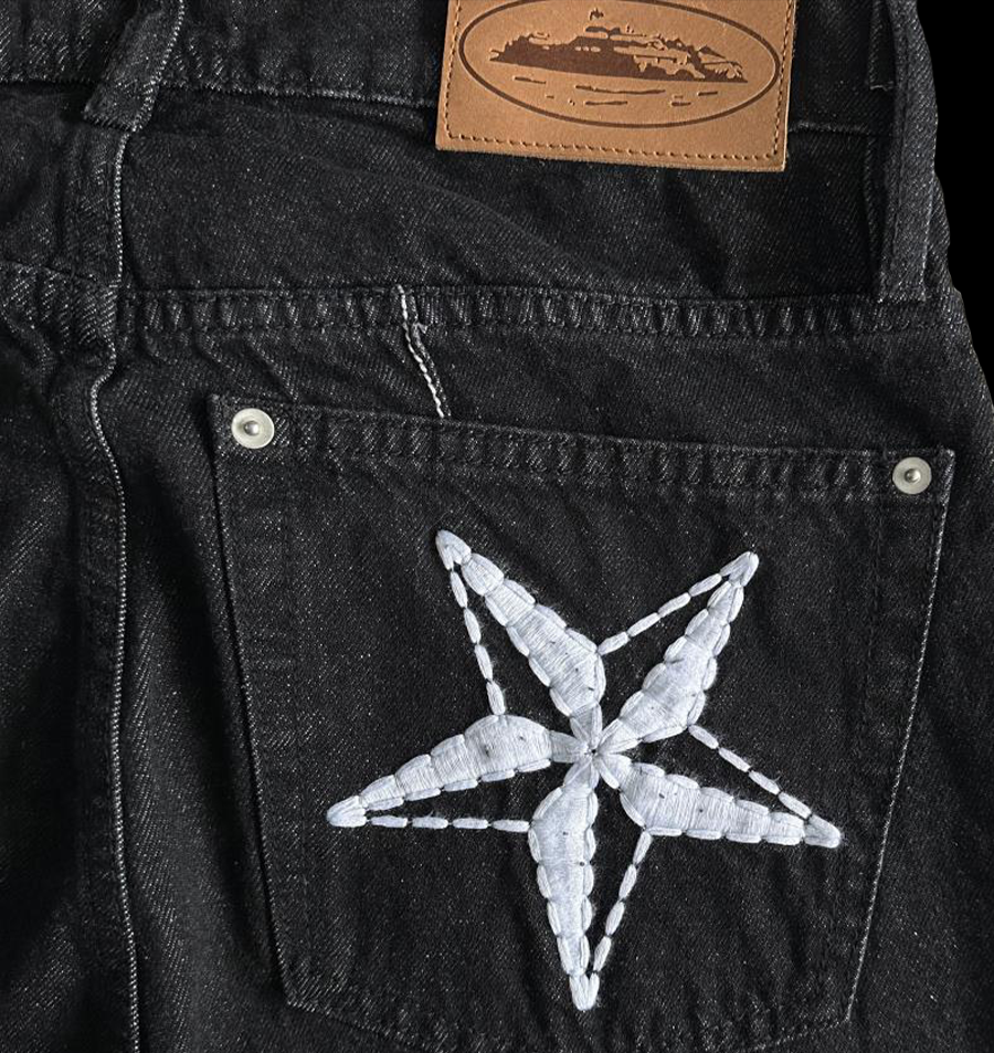 Corteiz C-star Denim Trucker Jeans image 1