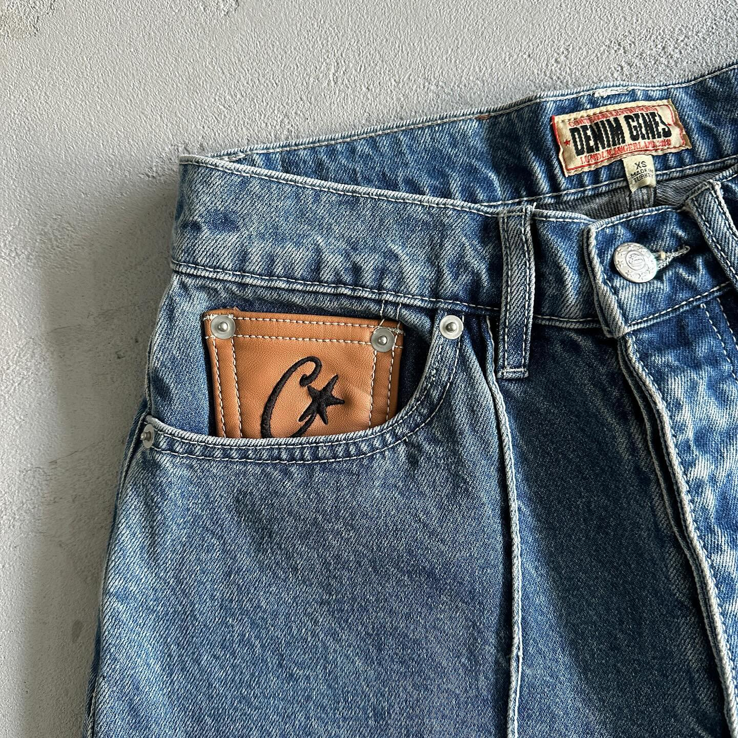 Corteiz C-Star Denim Trucker Short image 2