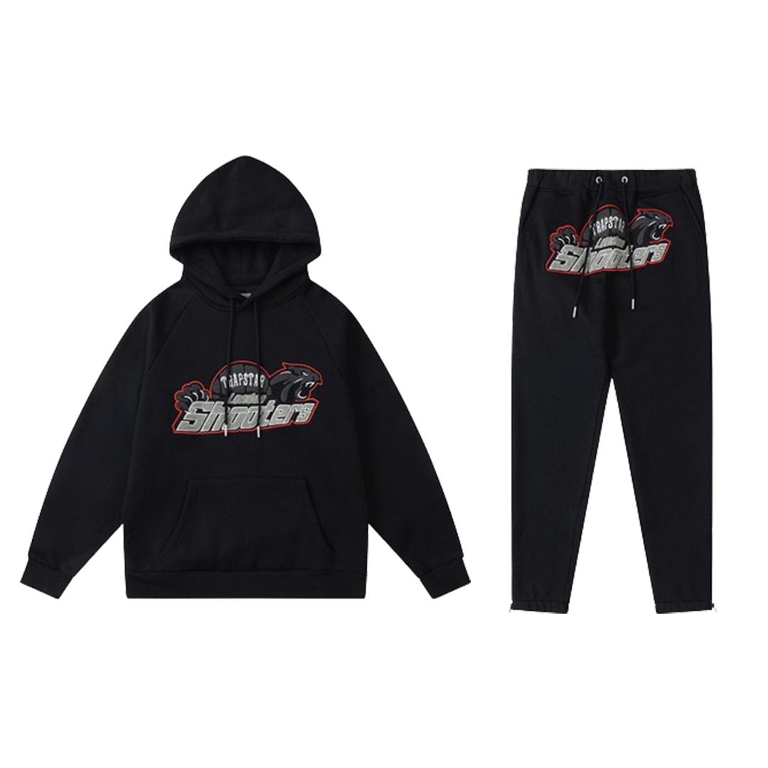 Black Trapstar Shooters Tracksuit image