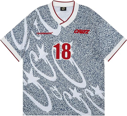 Corteiz "Carni Stellations" Football Jersey - Grey, XL image