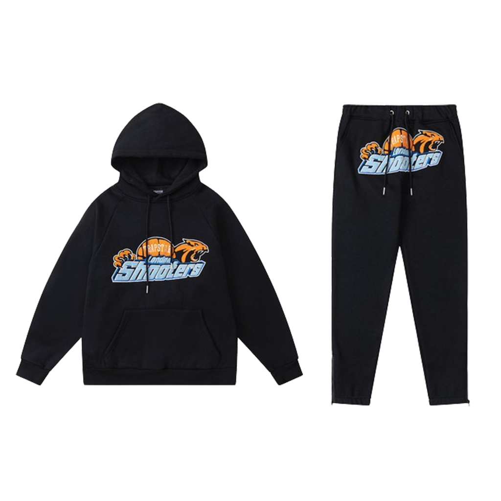 Black Trapstar Shooters Tracksuit image