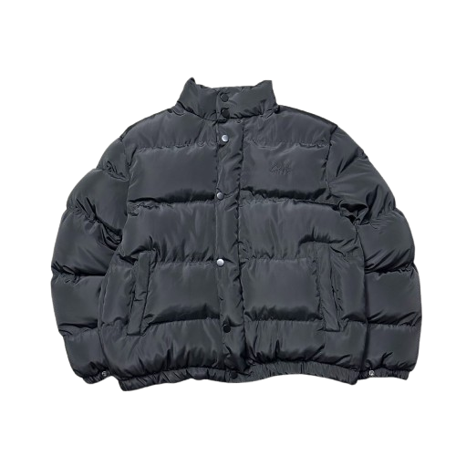 Corteiz Bolo Jacket - Black and Black Logo, S image