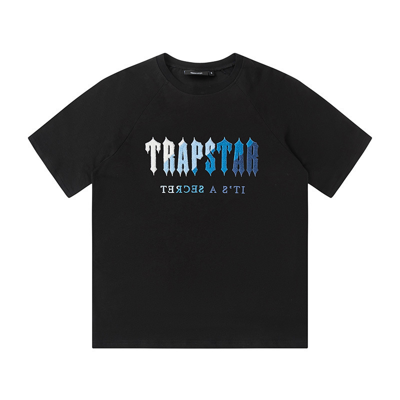 Black Trapstar Chenille Decoded T-shirt image