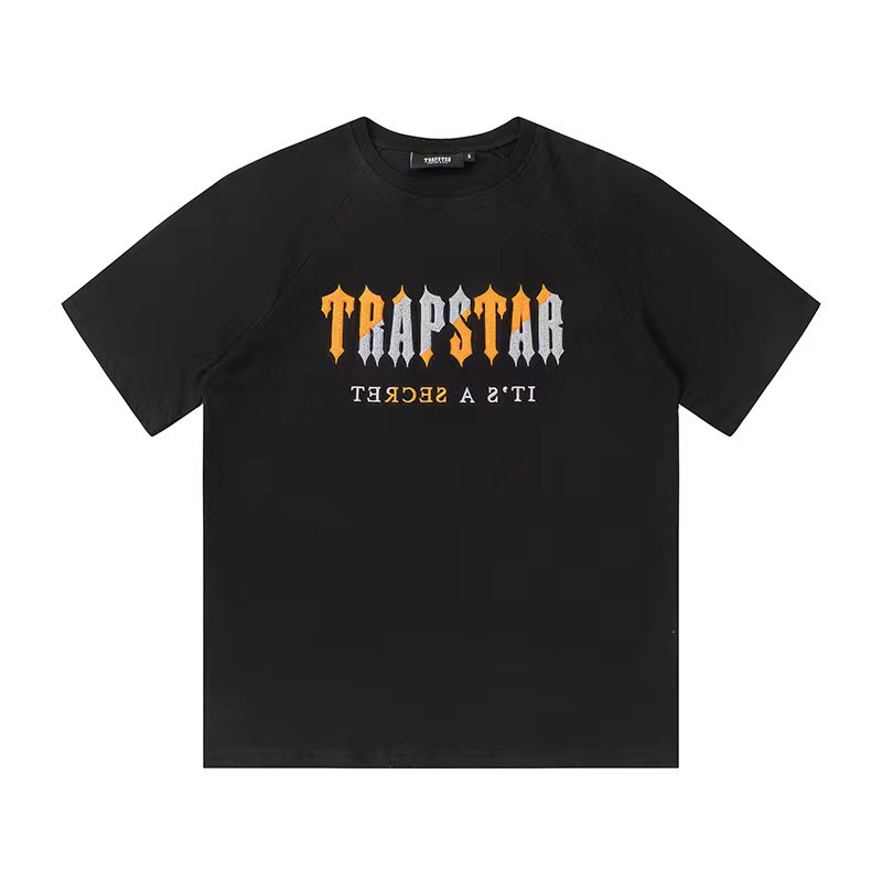 Black Trapstar Chenille Decoded T-shirt image