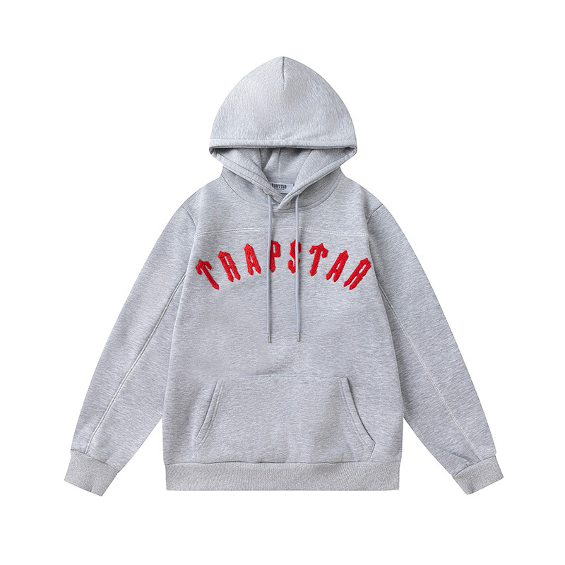 Grey Trapstar irongate arch hoodie image