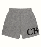 Cole Buxton intarsia knit shorts "CB" Monogram