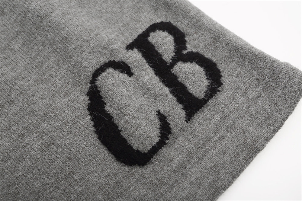 Cole Buxton intarsia knit shorts "CB" Monogram