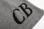 Cole Buxton intarsia knit shorts "CB" Monogram