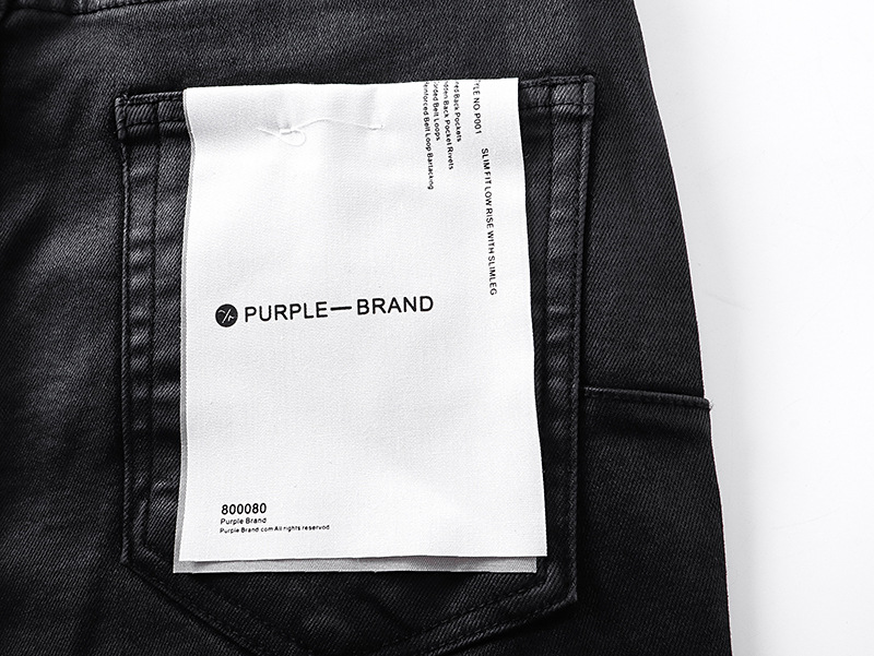 Purple Brand Washed Black Paint Splatter Distressed Flared Jeans