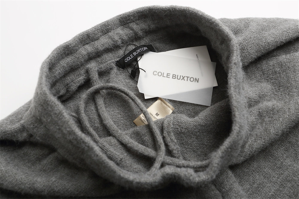 Cole Buxton intarsia knit shorts "CB" Monogram