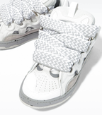 Lanvin Leather Curb Sneakers