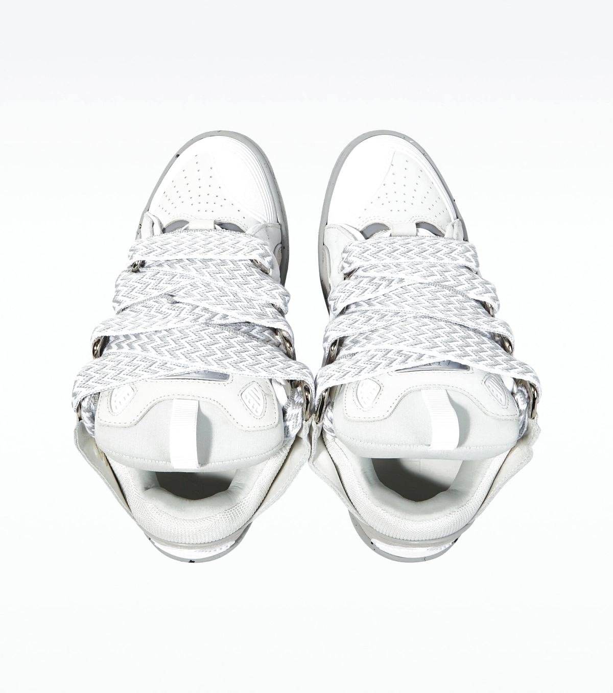 Lanvin Leather Curb Sneakers