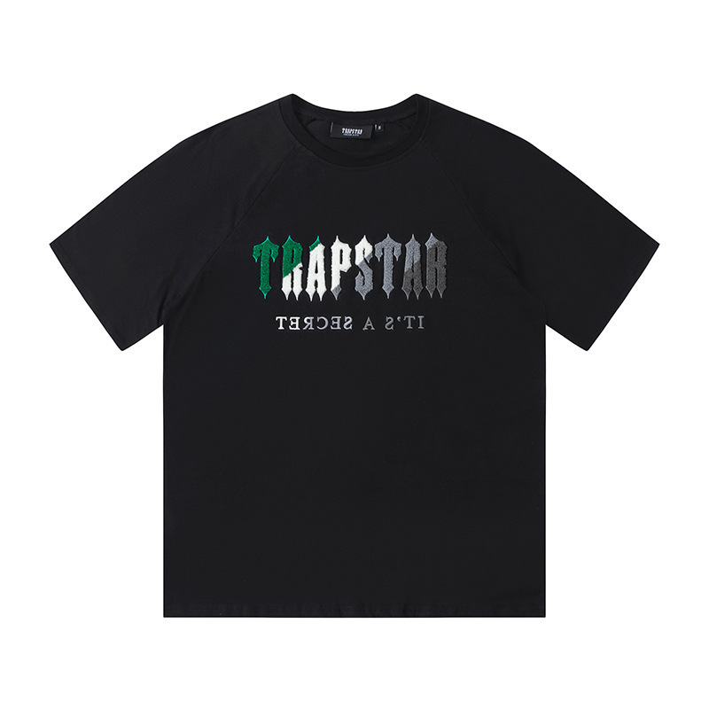 Black Trapstar Chenille Decoded T-shirt image