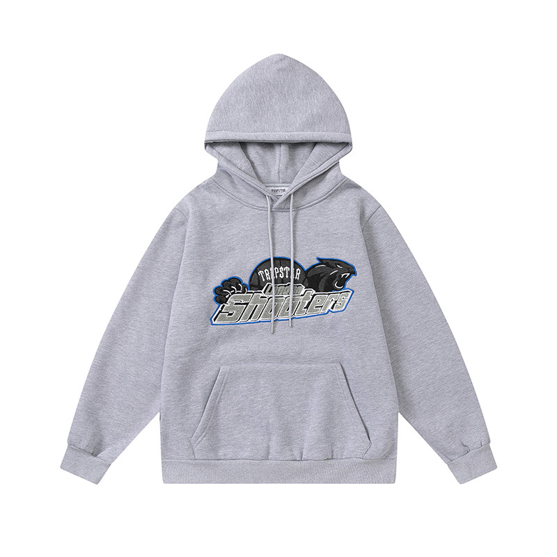 Grey Trapstar Shooters Hoodie image 0