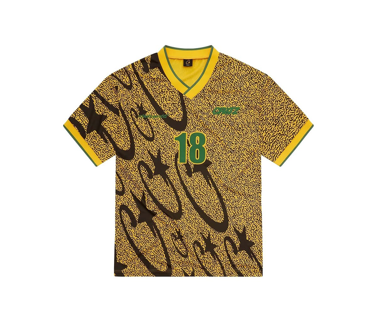 Corteiz "Carni Stellations" Football Jersey - Yellow, L image