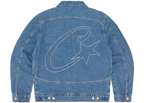 Corteiz C-star denim Trucker jacket - Blue, S image
