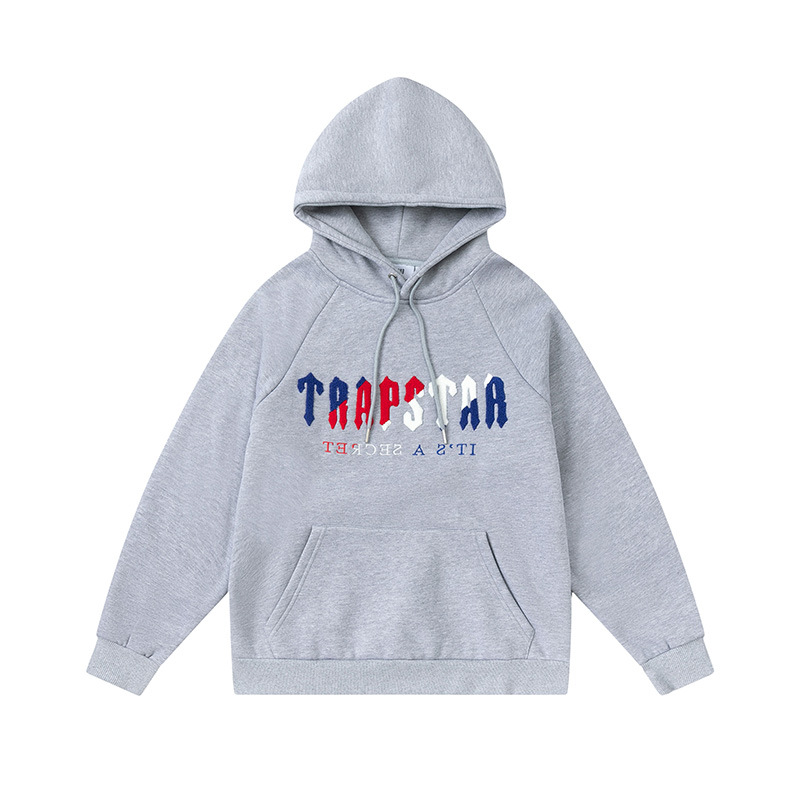 Grey Trapstar Hoodie - Style 4, L image