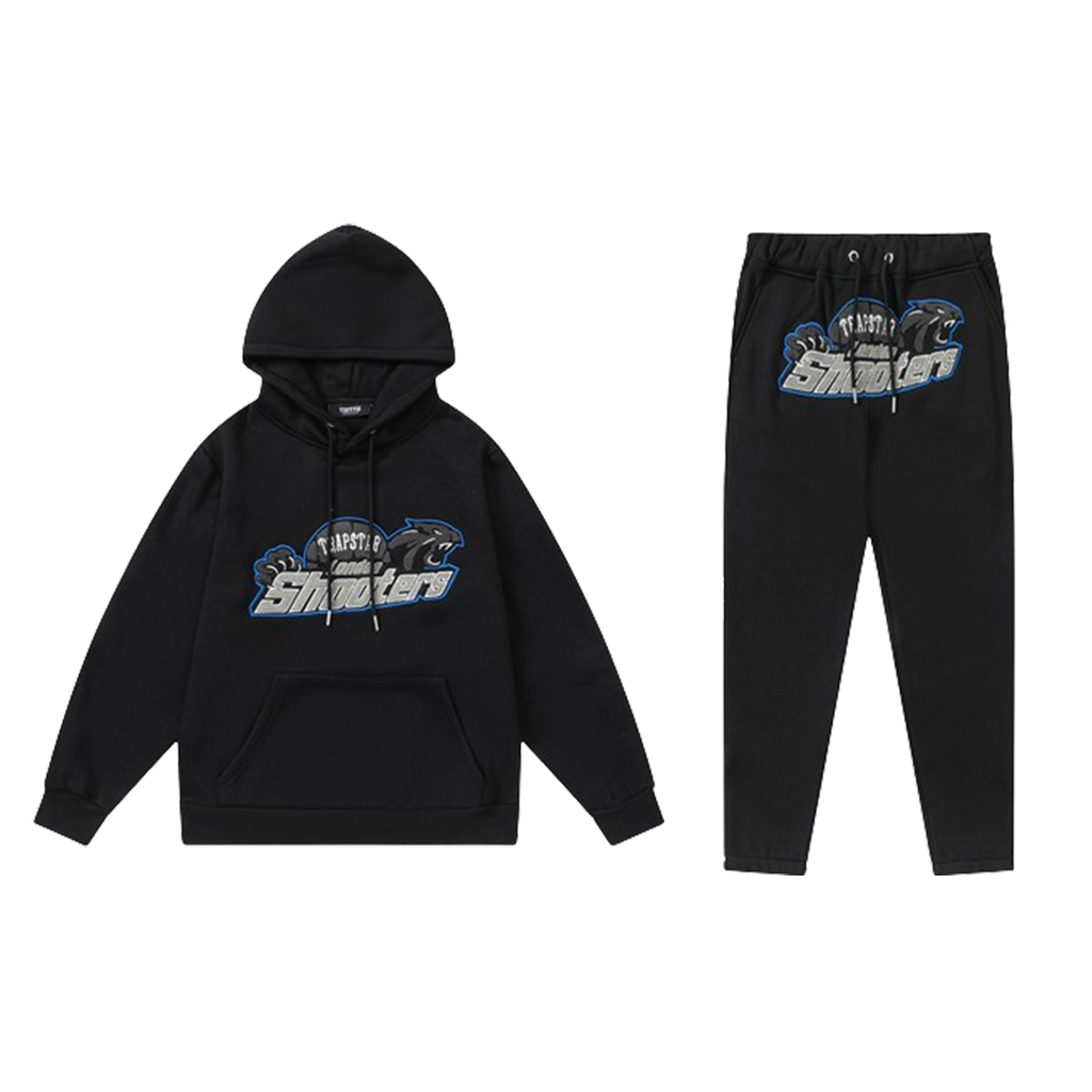 Black Trapstar Shooters Tracksuit image